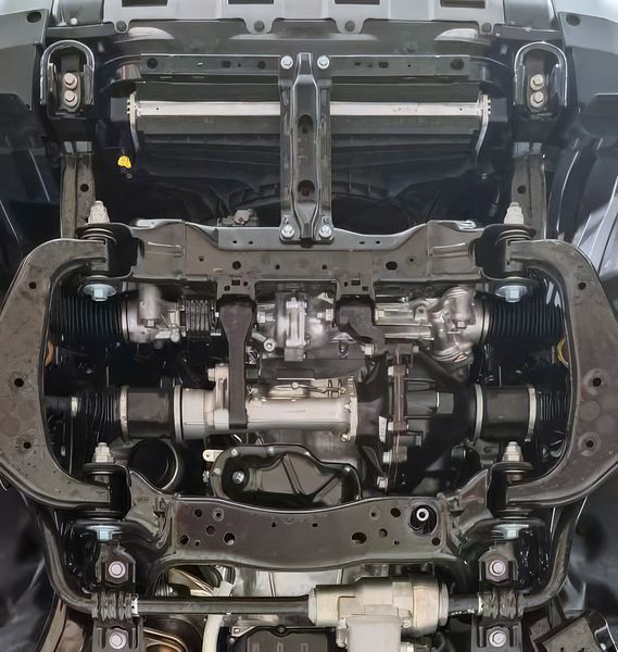 Захист двигуна і радіатора для Toyota Land Cruiser Prado J250 2023- KOLCHUGA ZiPoFlex 2.1380.00 фото ##SPECS## Об'єм двигуна: V-2,4i; 2,8TDi | Примітка: