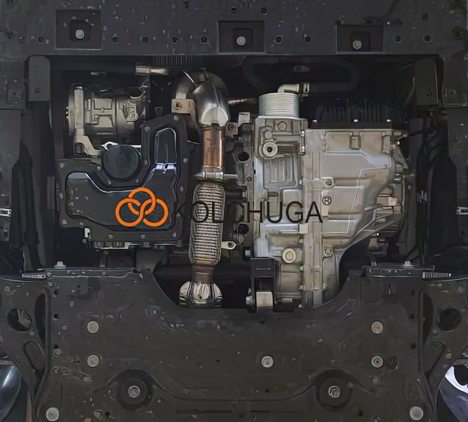 Защита двигателя и КПП для Opel Corsa F 2019- KOLCHUGA ZiPoFlex 2.1120.00 фото ##SPECS## Объем двигателя: V-1.2i | Примечание: