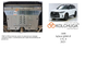 Захист двигуна і КПП для Infiniti QX 60 2021- KOLCHUGA WhiteCover 4.1488.00 фото 6 ##SPECS## Об'єм двигуна: V-3,5 | Примітка: